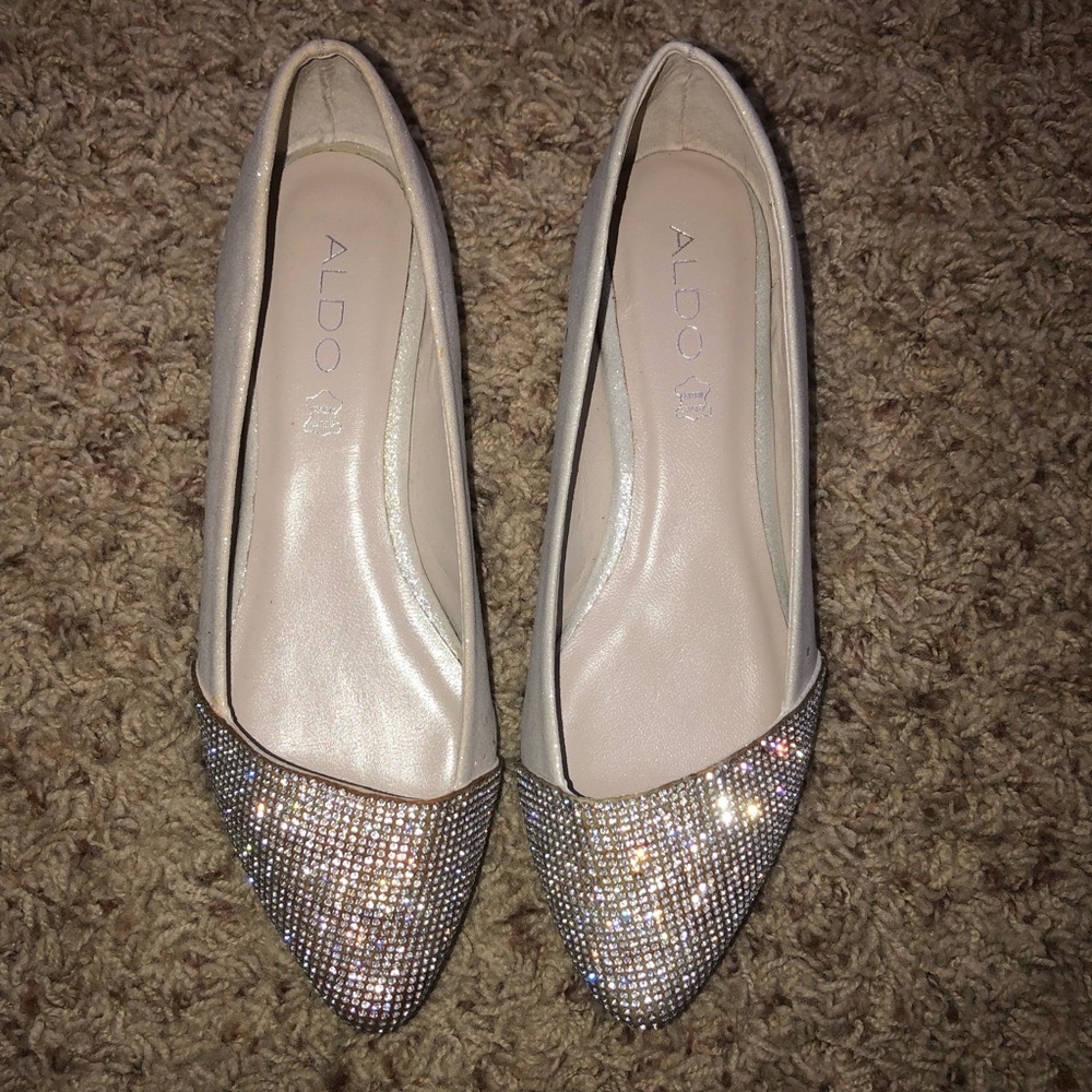 ALDO embellished pointed toe flats